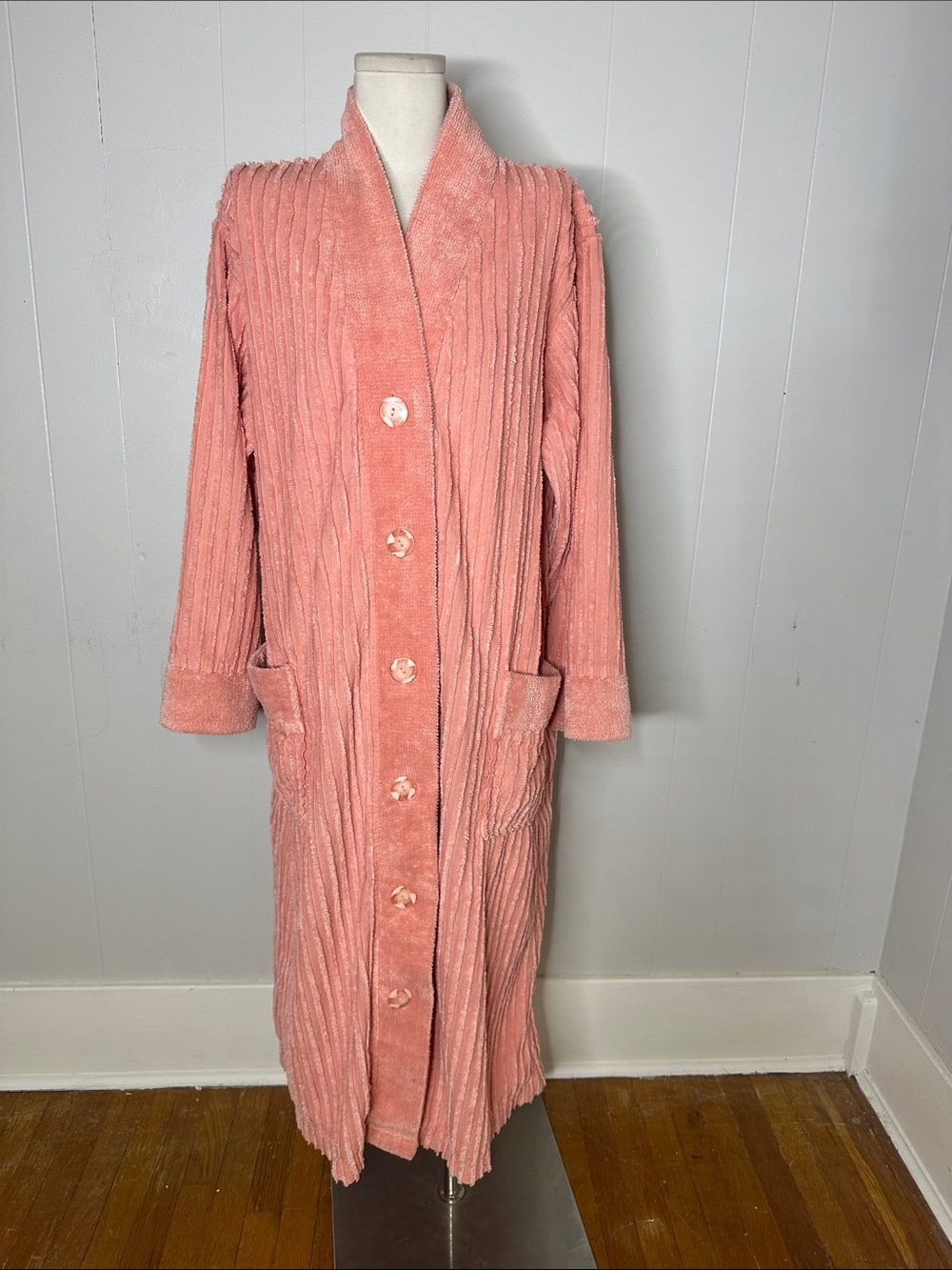 House Of Chenille Button Up Lounging Robe